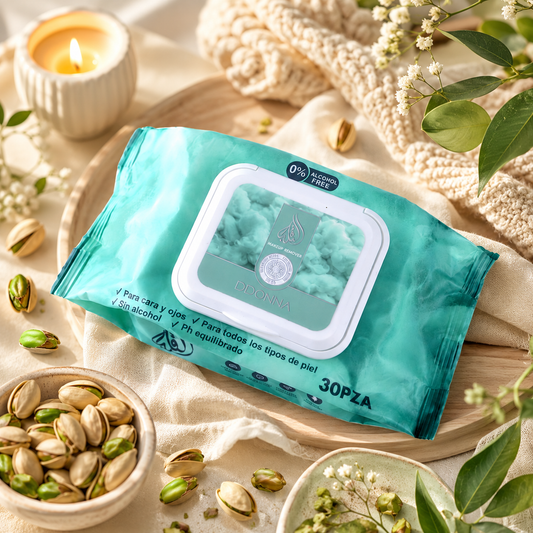 Lingettes démaquillante pistache 💚