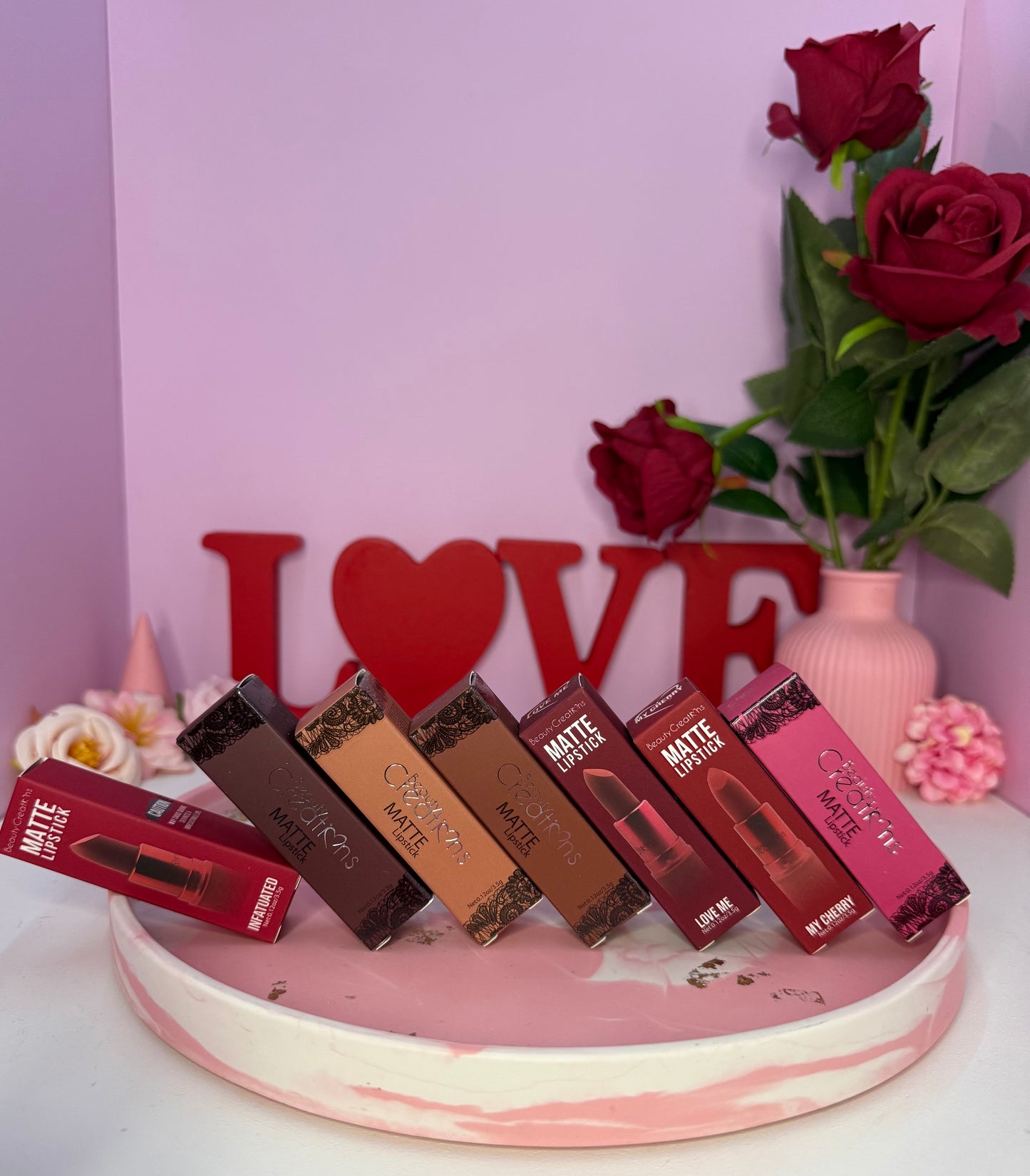 Rouges à lèvres mat beauty créations 🌸💕