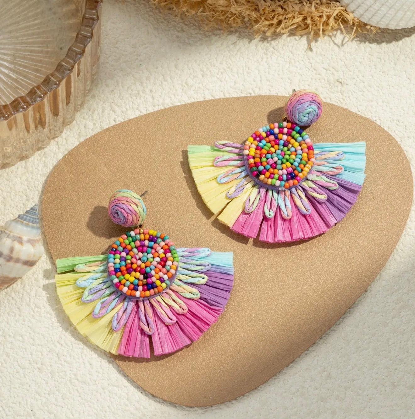 Boucles d’oreilles éventail 🪭