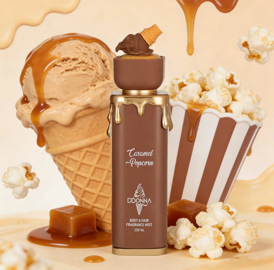 Brume Corps & Cheveux Caramel Popcorn 250ml - D'Donna ✨
