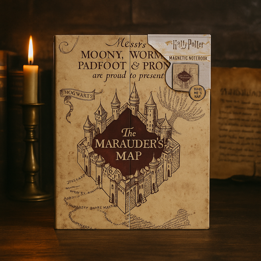 Cahier A5 - Carte du Maraudeur Harry Potter 🪄