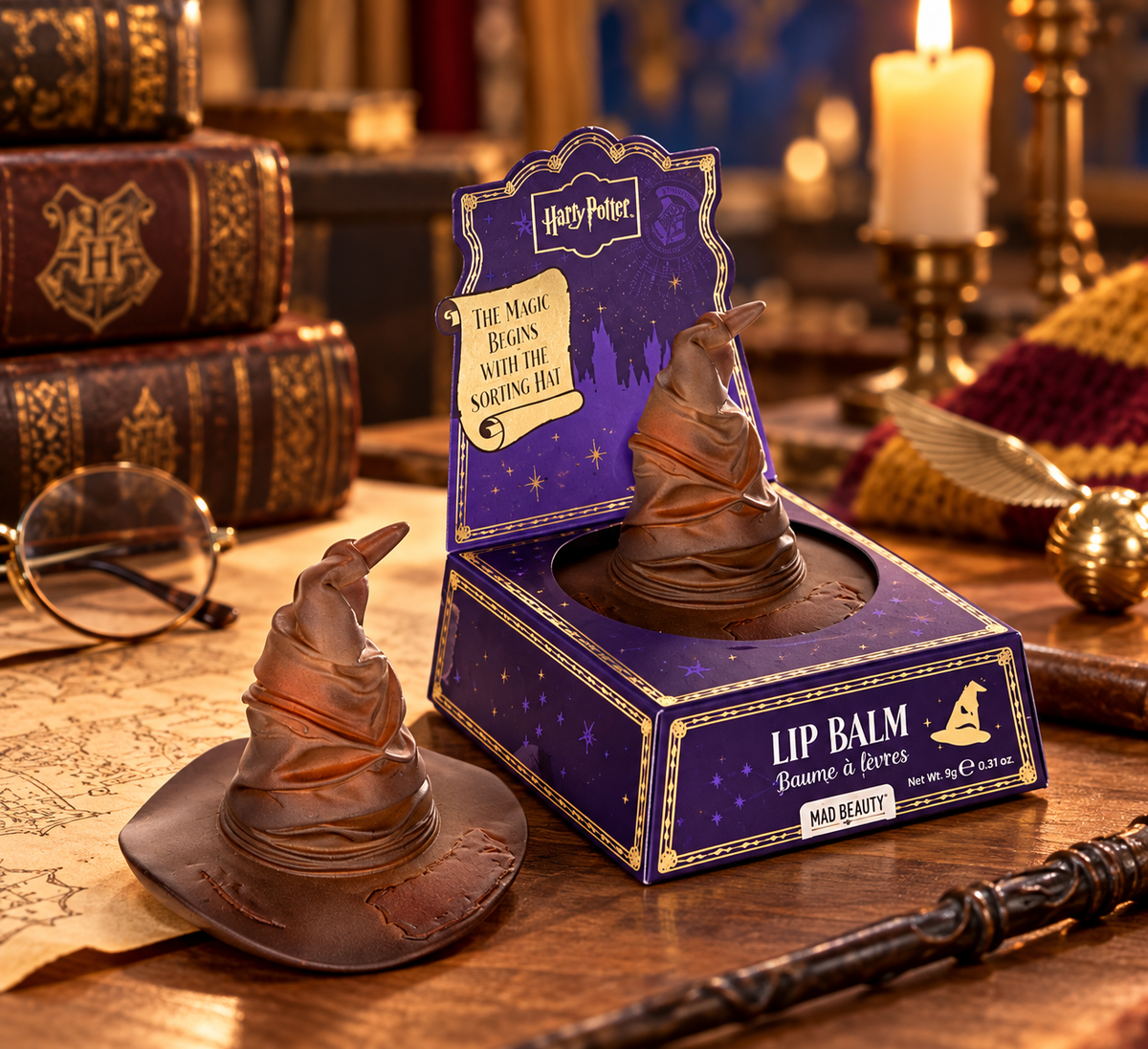 BAUME À LÈVRES HARRY POTTER – LE CHOIXPEAU MAGIQUE ⚡