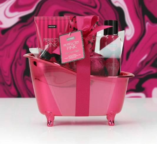 Coffret Cadeau de Bain “Baignoire Rose”🌹