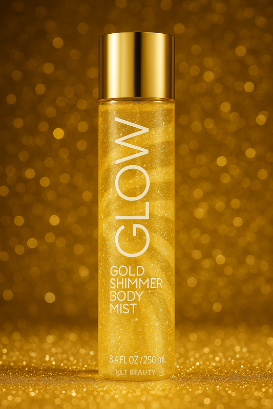 Brume pour le corps pailletée Gold 230ml, senteur : Vanille