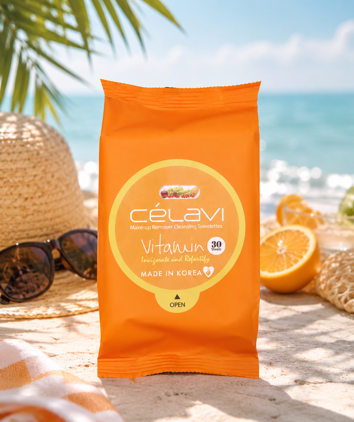 Lingettes démaquillante vitamine C 🧡