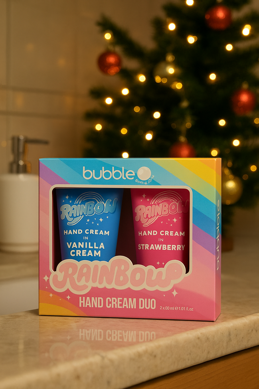 Duo crème mains fraise vanille