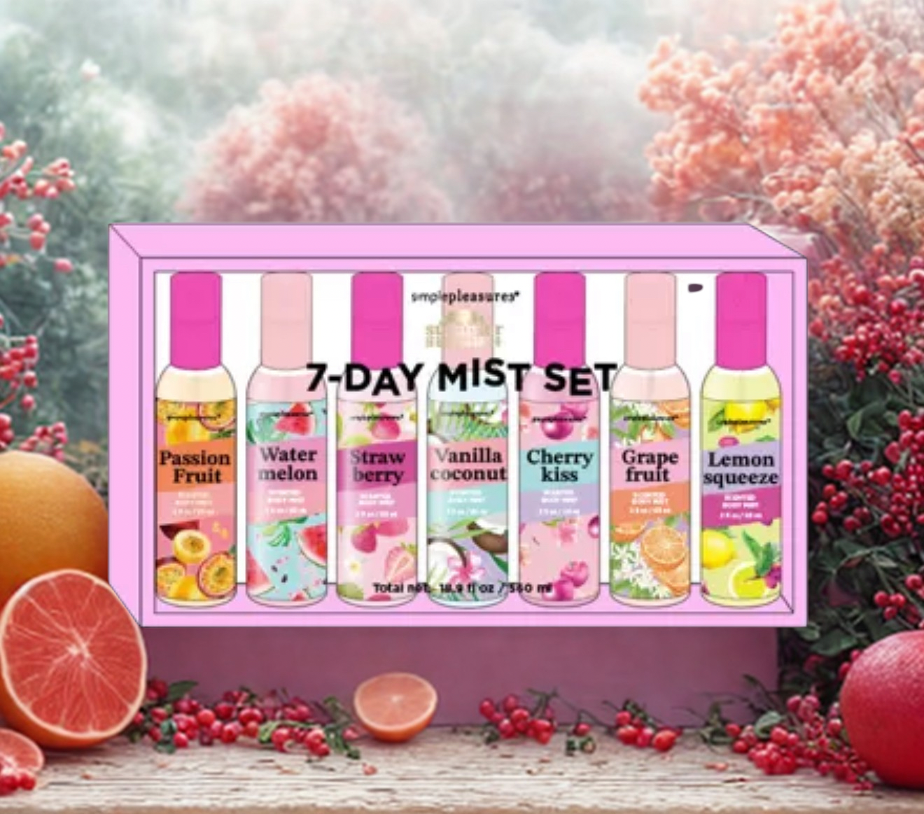Coffret 7 brumes FRUITS PARTY