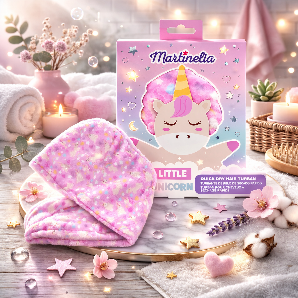 Serviette cheveux licorne 🦄