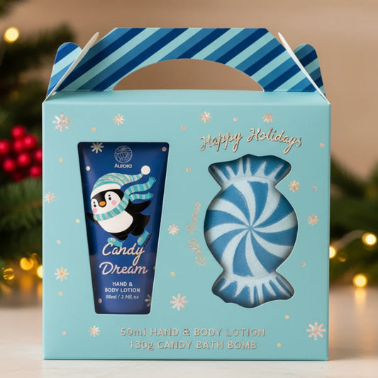 Coffret Candy Dream (Lotion Mains & Corps 60 ml + Bombe de Bain)