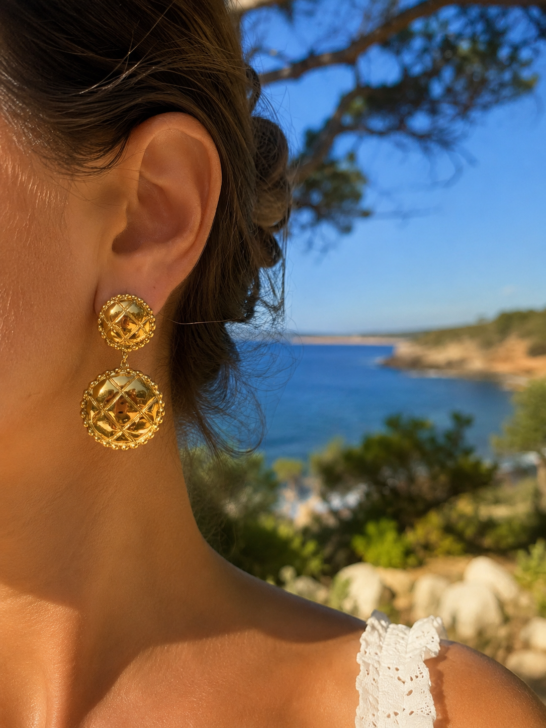 Boucles d’oreilles ananas