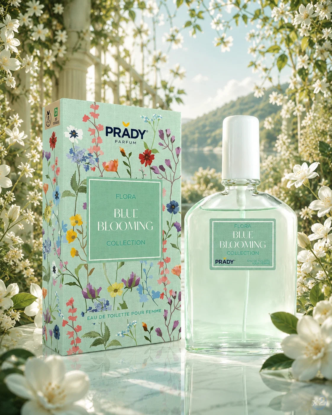 Eau de Parfum Blue Blooming 90ml - Prady 💚