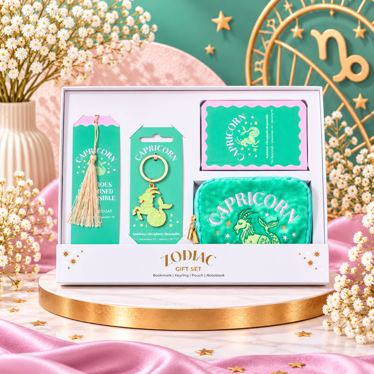 ♑✨ COFFRET CADEAU ASTROLOGIQUE CAPRICORNE – ZODIAC ✨♑