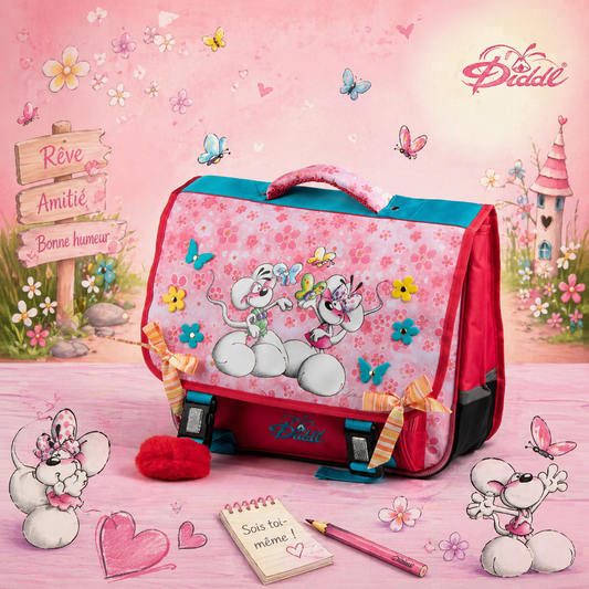 Cartable Rose - DIDDL (Collection 2) PRÉCOMMANDE ✨