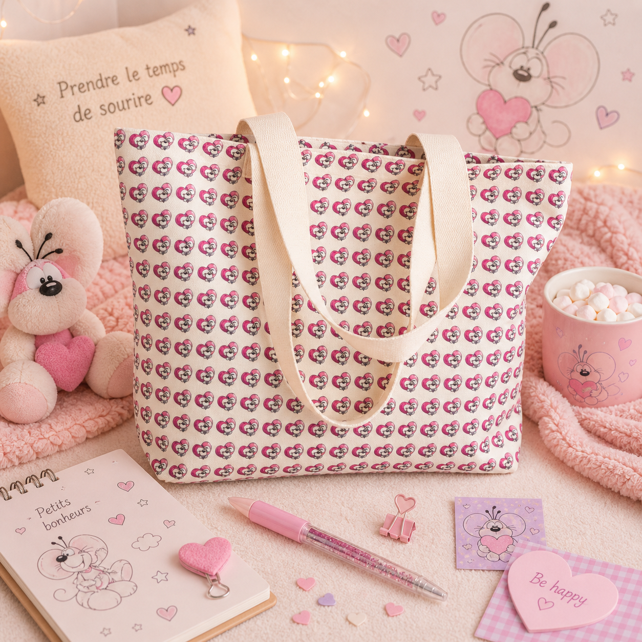 Tote bag diddl collection signature ✨ magic patterns