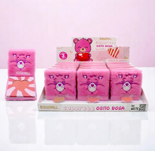 BLUSH PELUCHE OURS ROSE
