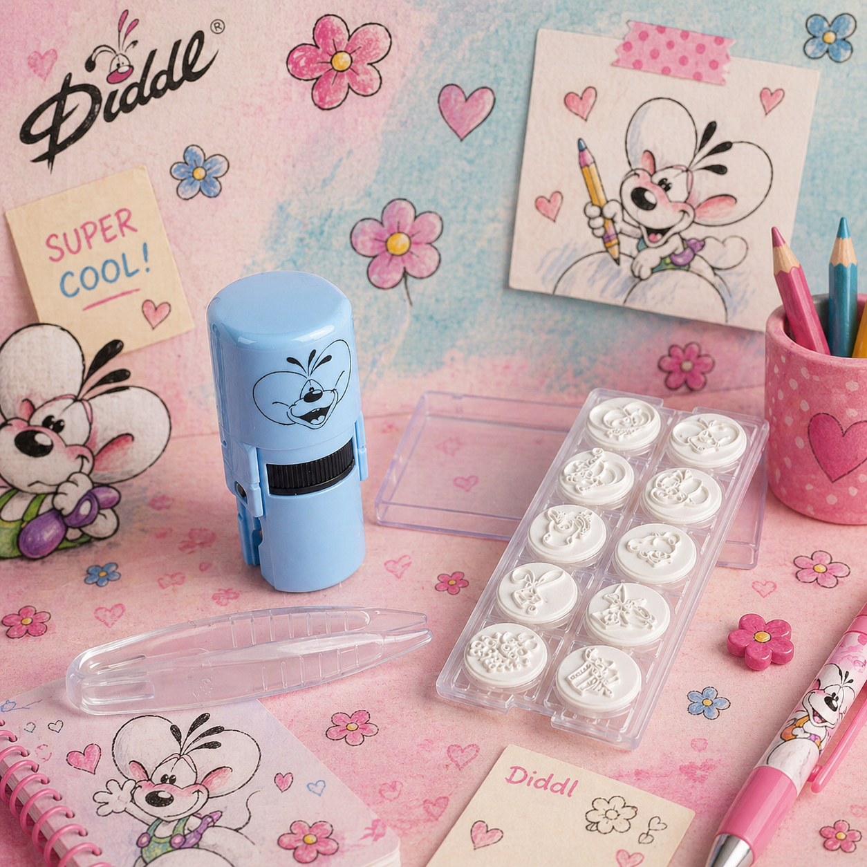 Tampon 10 motifs - DIDDL (Collection 2) PRÉCOMMANDE ✨