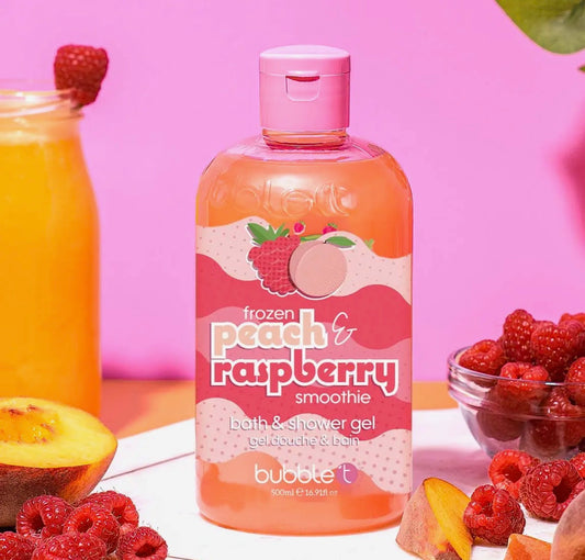 Gel douche pêche framboise 🧡