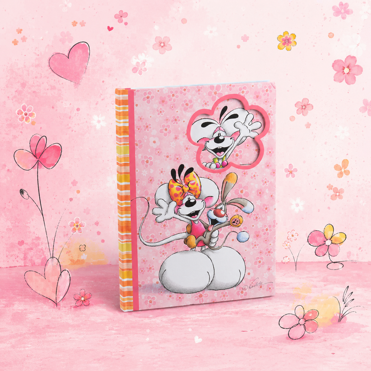 Carnet A4 rigide motif fleurs – DIDDL (Collection 2)  PRÉCOMMANDE ✨