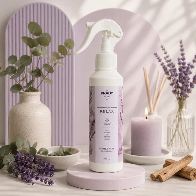 Spray d'Ambiance Maison et Tissu RELAX 220ML - Prady ✨