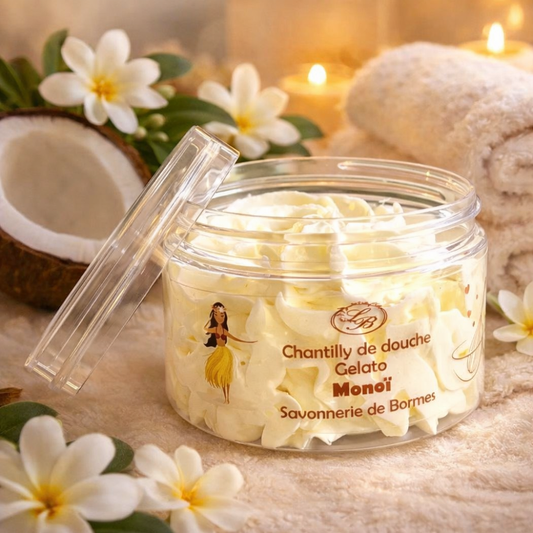 Chantilly de douche et bain monoï ✨