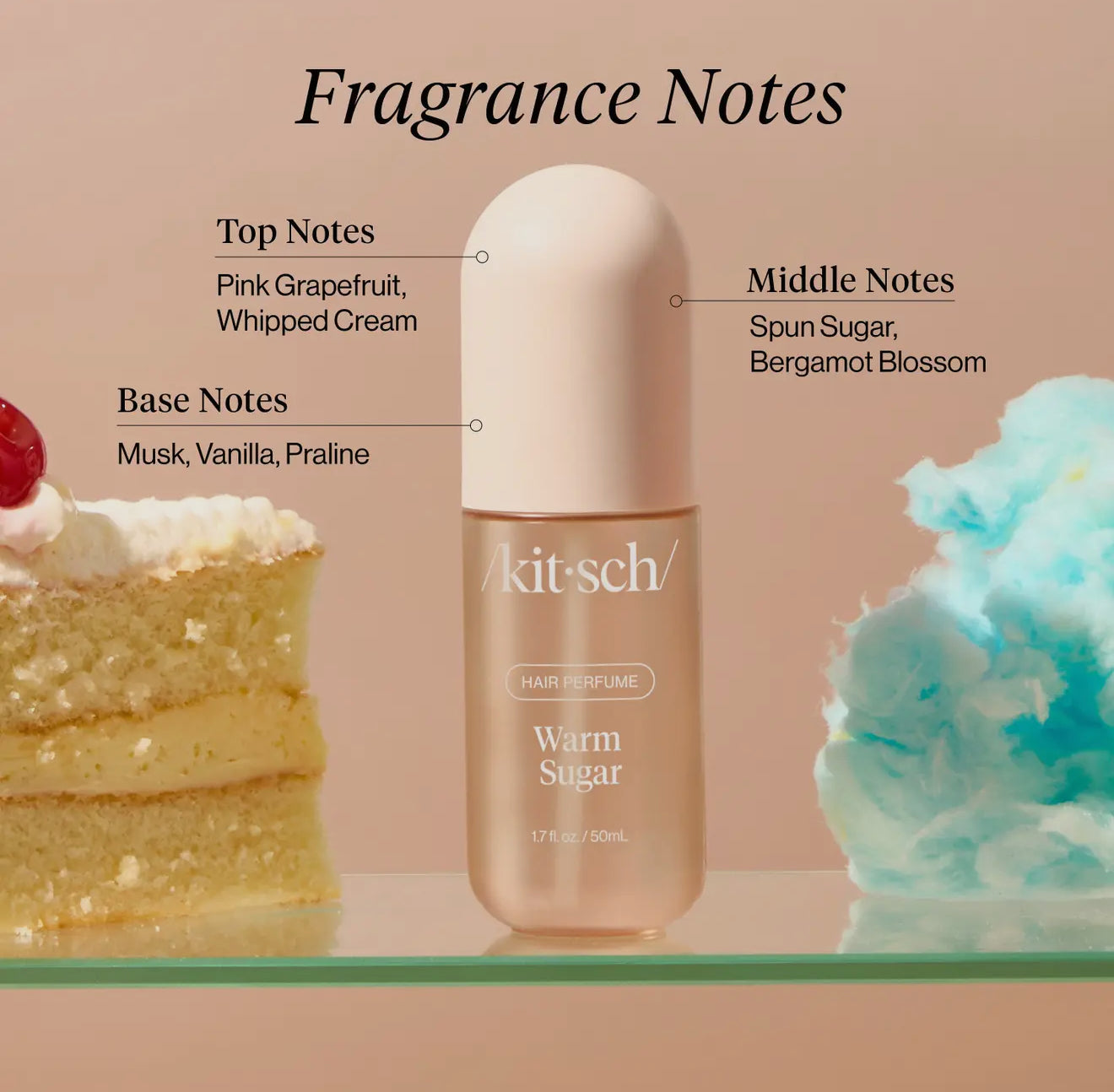 Parfum pour cheveux Warm sugar