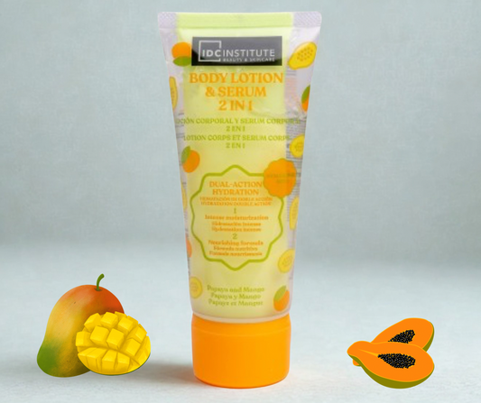 Lotion & Sérum Corps 2-en-1 à l’Acide Hyaluronique mangue papaye