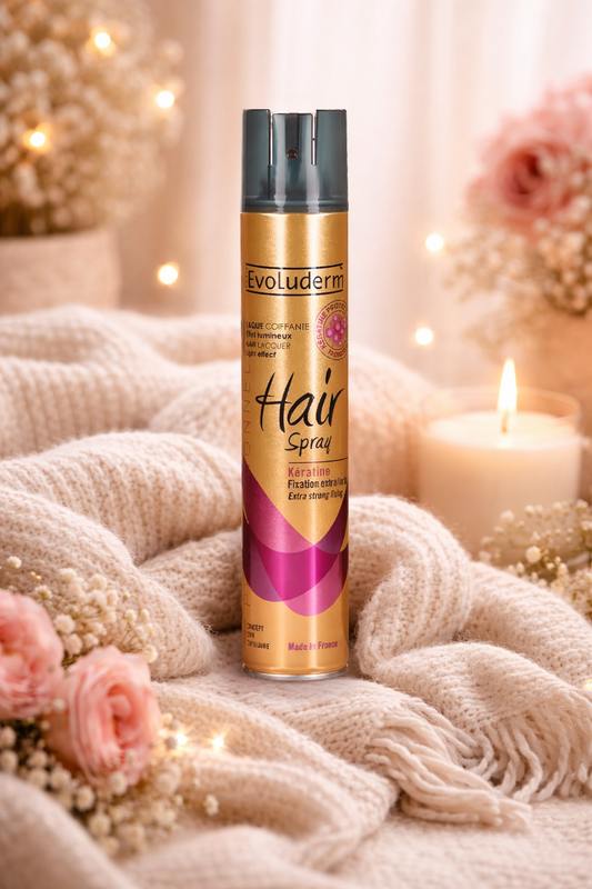 ✨ Laque Coiffante Kératine – Fixation Extra Forte