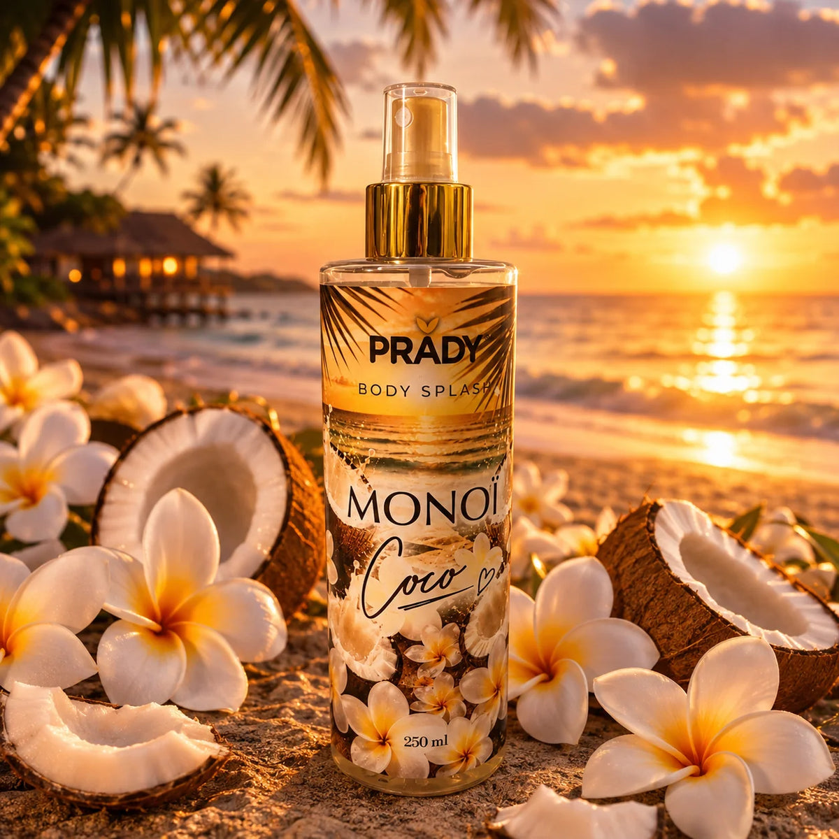 Brume Corps & Cheveux Monoi Coco 250ml - Prady ✨