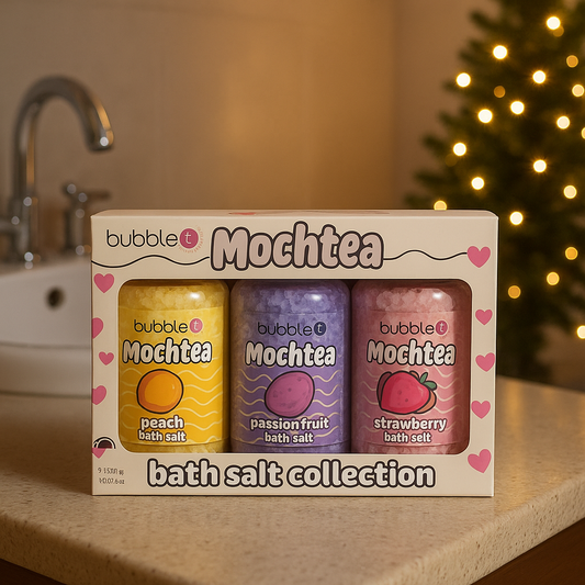 ✨ Coffret “Mochtea” – Sels de Bain Parfumés par Bubble T ✨