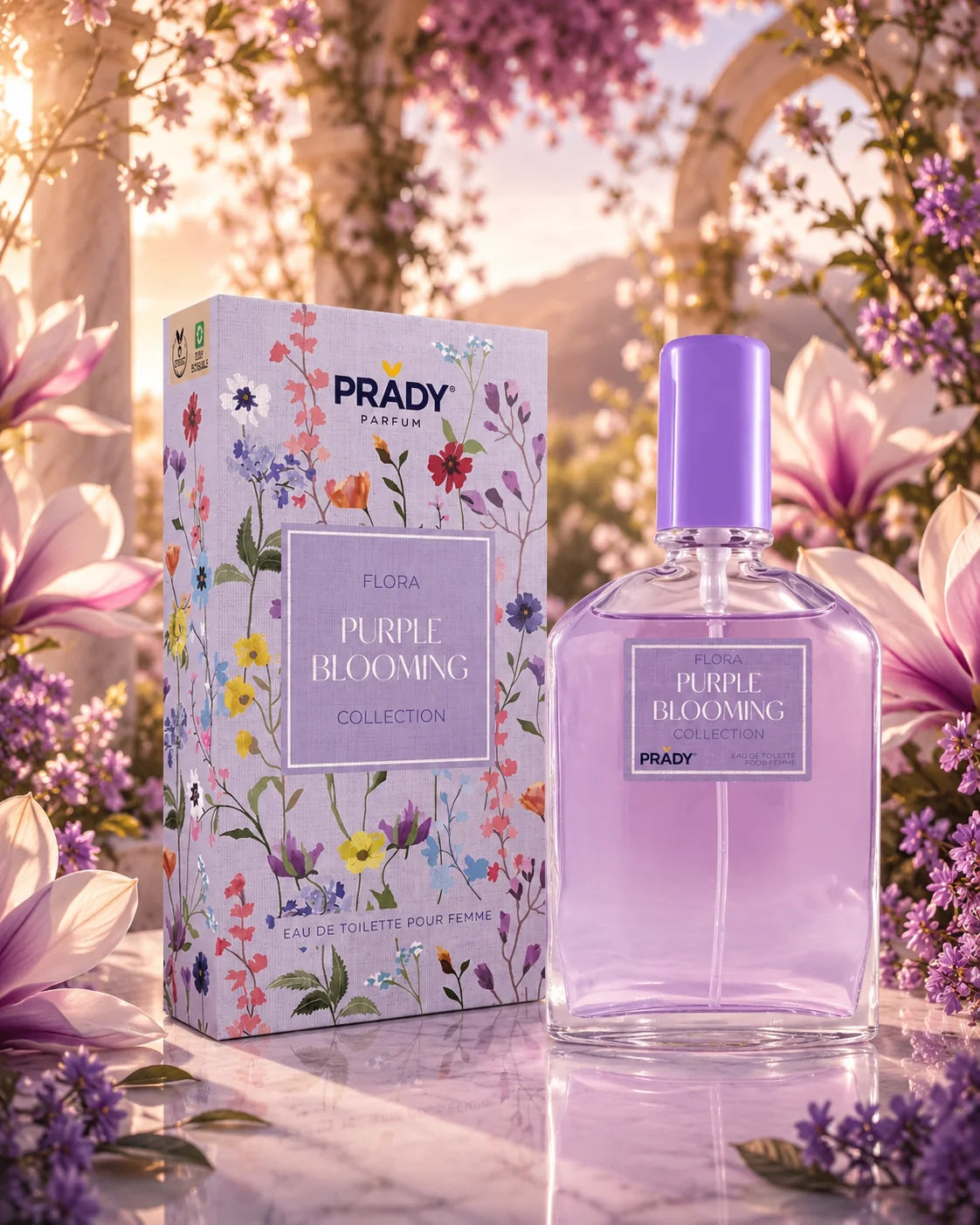 Eau de Parfum Purple Blooming 90ml - Prady ✨