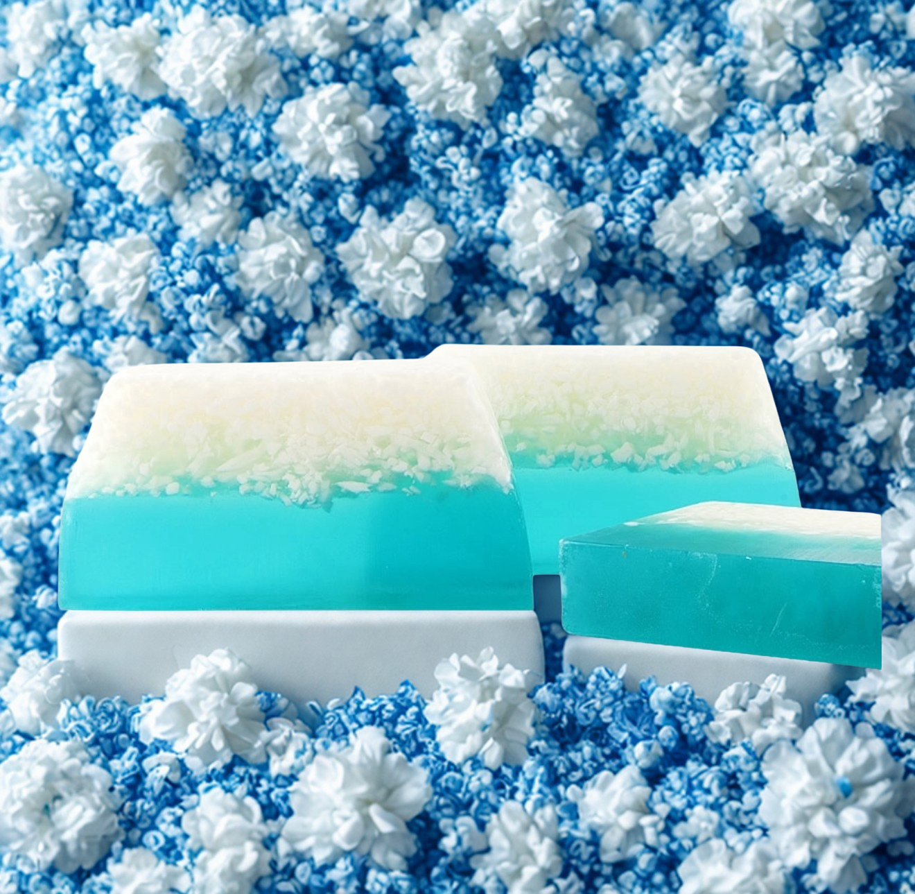 Tranche savon fleur de coton