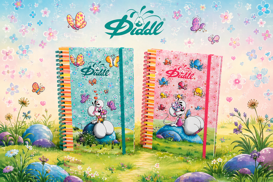 Cahier à spirale A5 élastique – DIDDL (Collection 2) PRÉCOMMANDE ✨