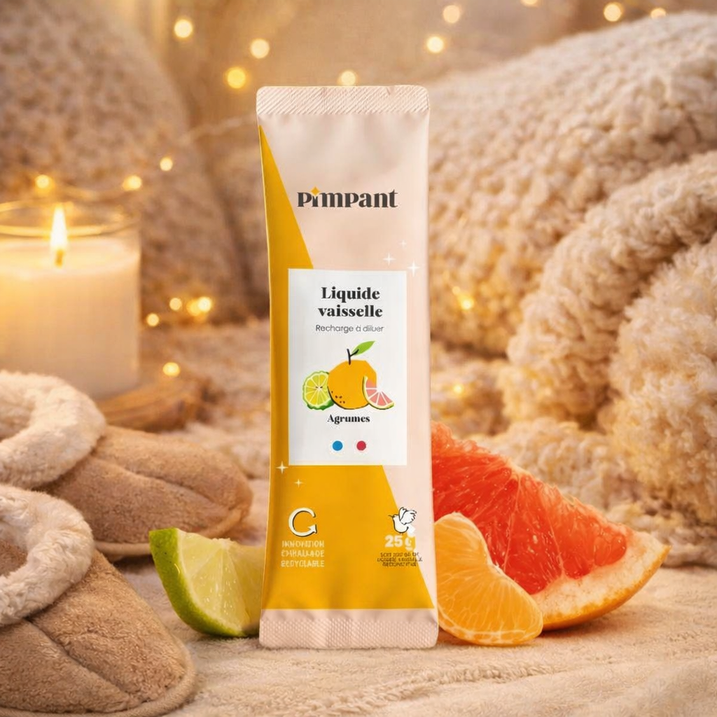 Stick Recharge Liquide Vaisselle Parfum Agrumes