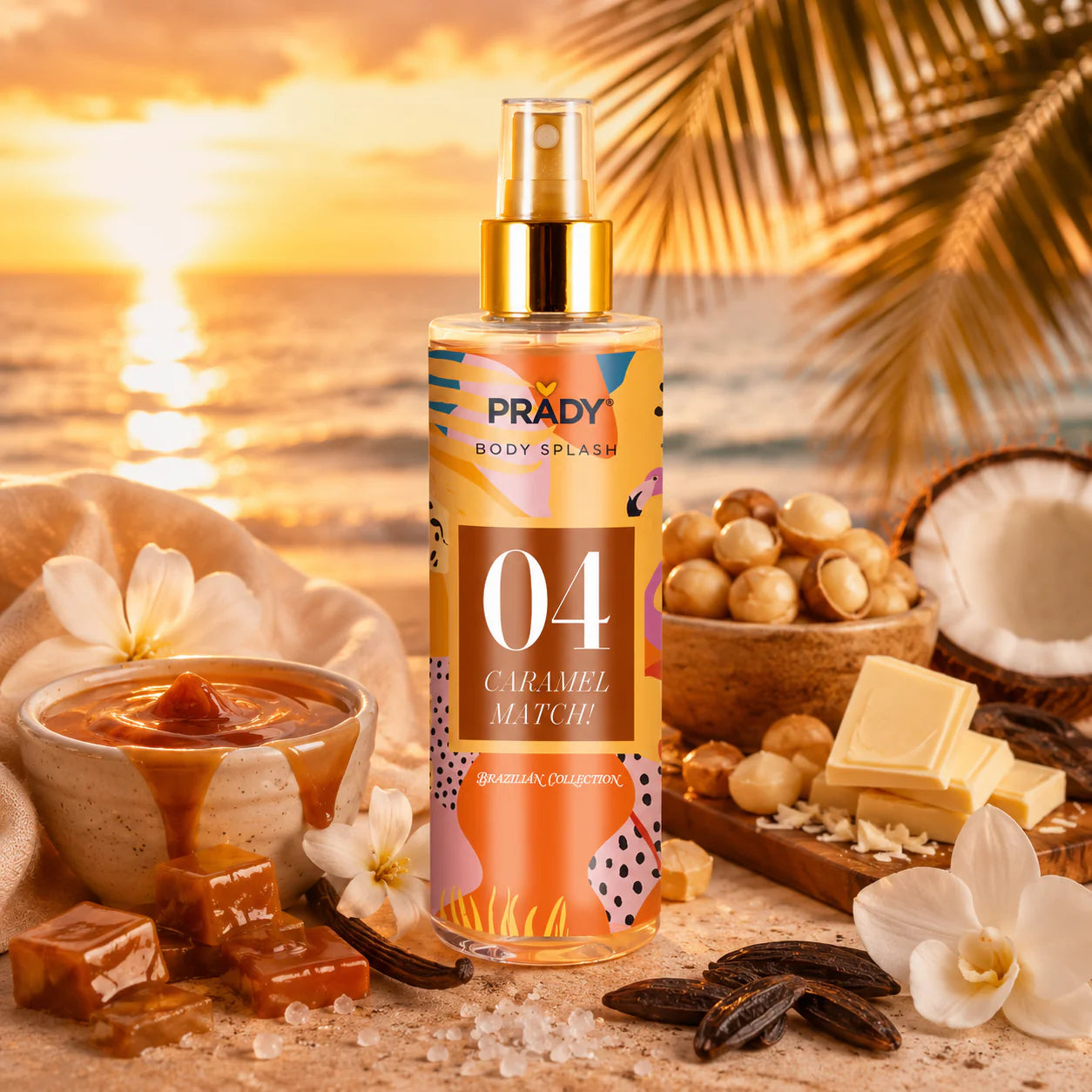 Brumes Corporelle - Caramel Match! 04 - 250ml - Prady