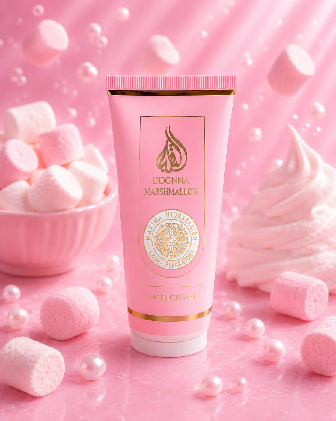 Crème Pour Les Mains Parfum Marshmallow "D'Donna Dubai 100ml✨