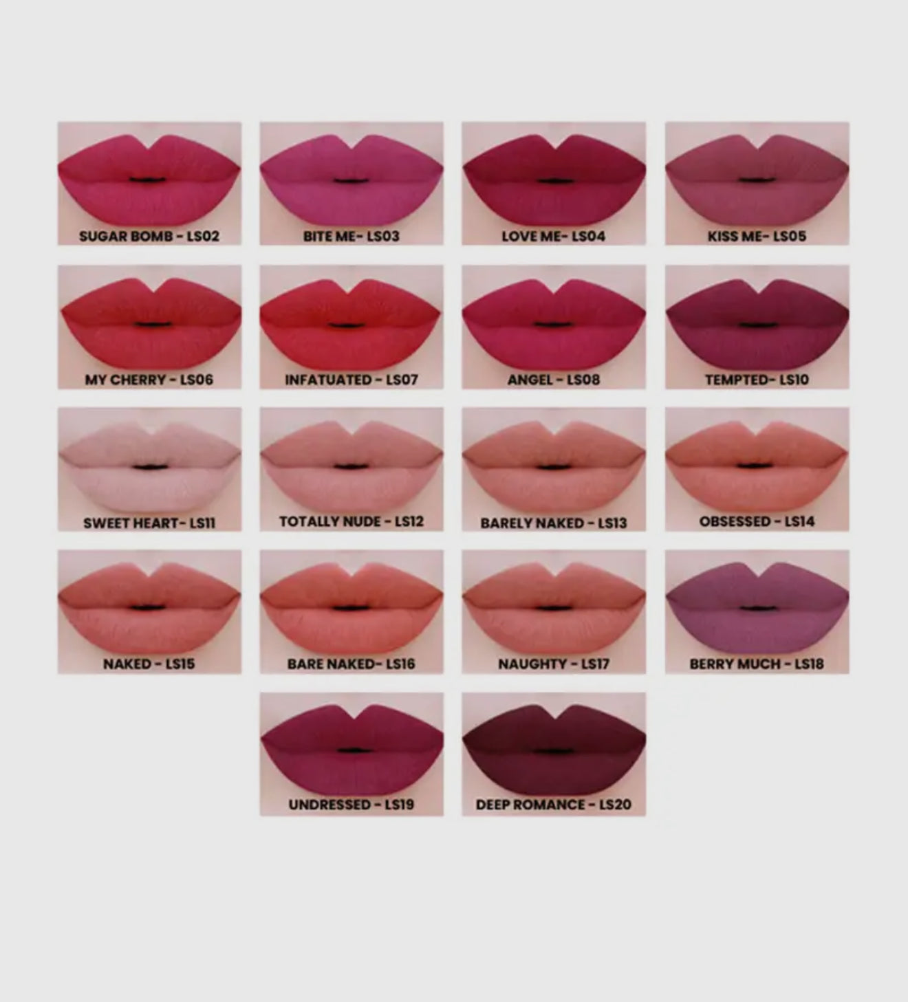 Rouges à lèvres mat beauty créations 🌸💕