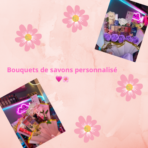 BASE bouquets de savons personnalisé OBLIGATOIRE S 🌸