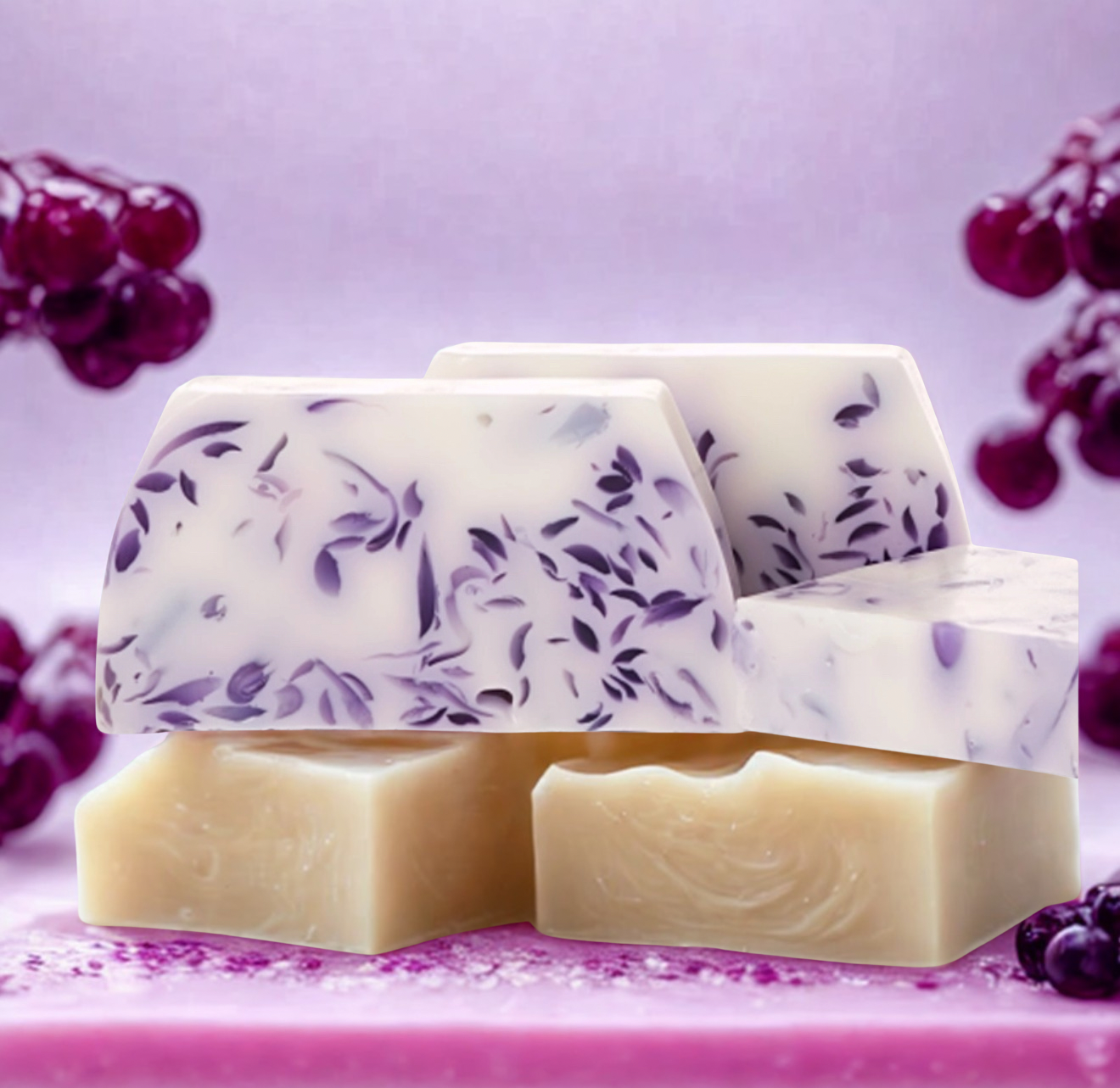 Tranche savon cassis