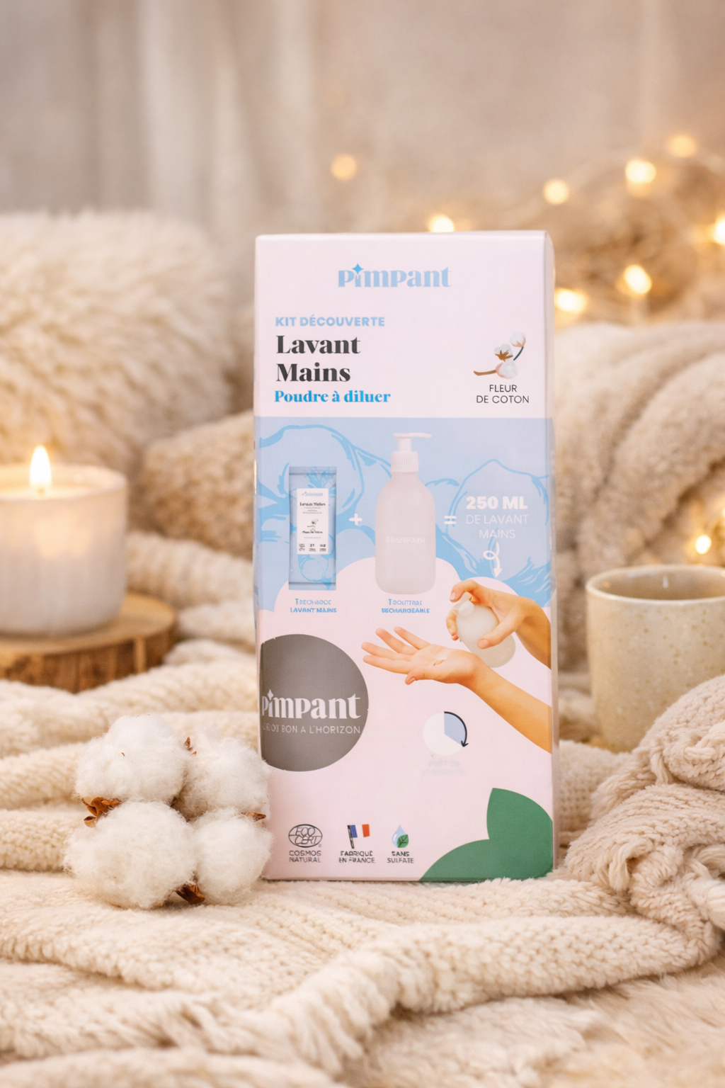 Kit Découverte Gel Lavant-Mains Fleur de Coton