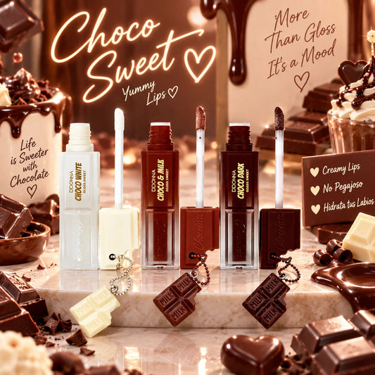 Gloss Sweet Choco – Chocolat Blanc, Lait & Noir