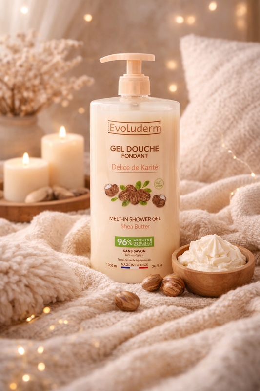 ✨ Gel Douche Fondant Délice de Karité – Evoluderm ✨ 1000ml