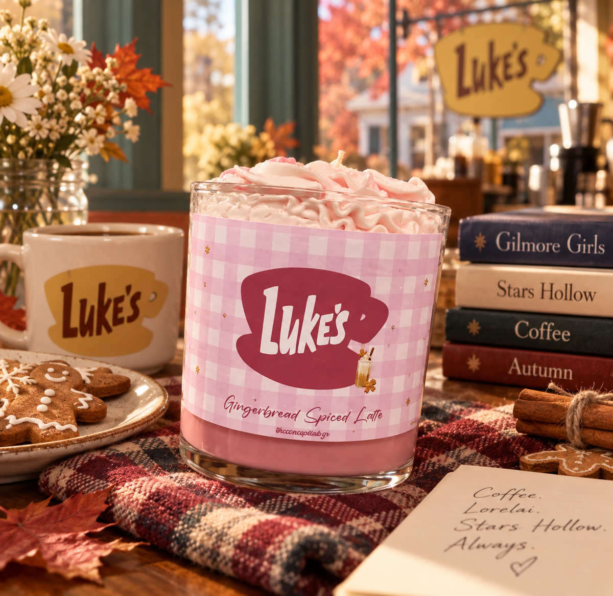☕🍂 Gingerbread Spiced Latte – L’automne à Stars Hollow 🤎