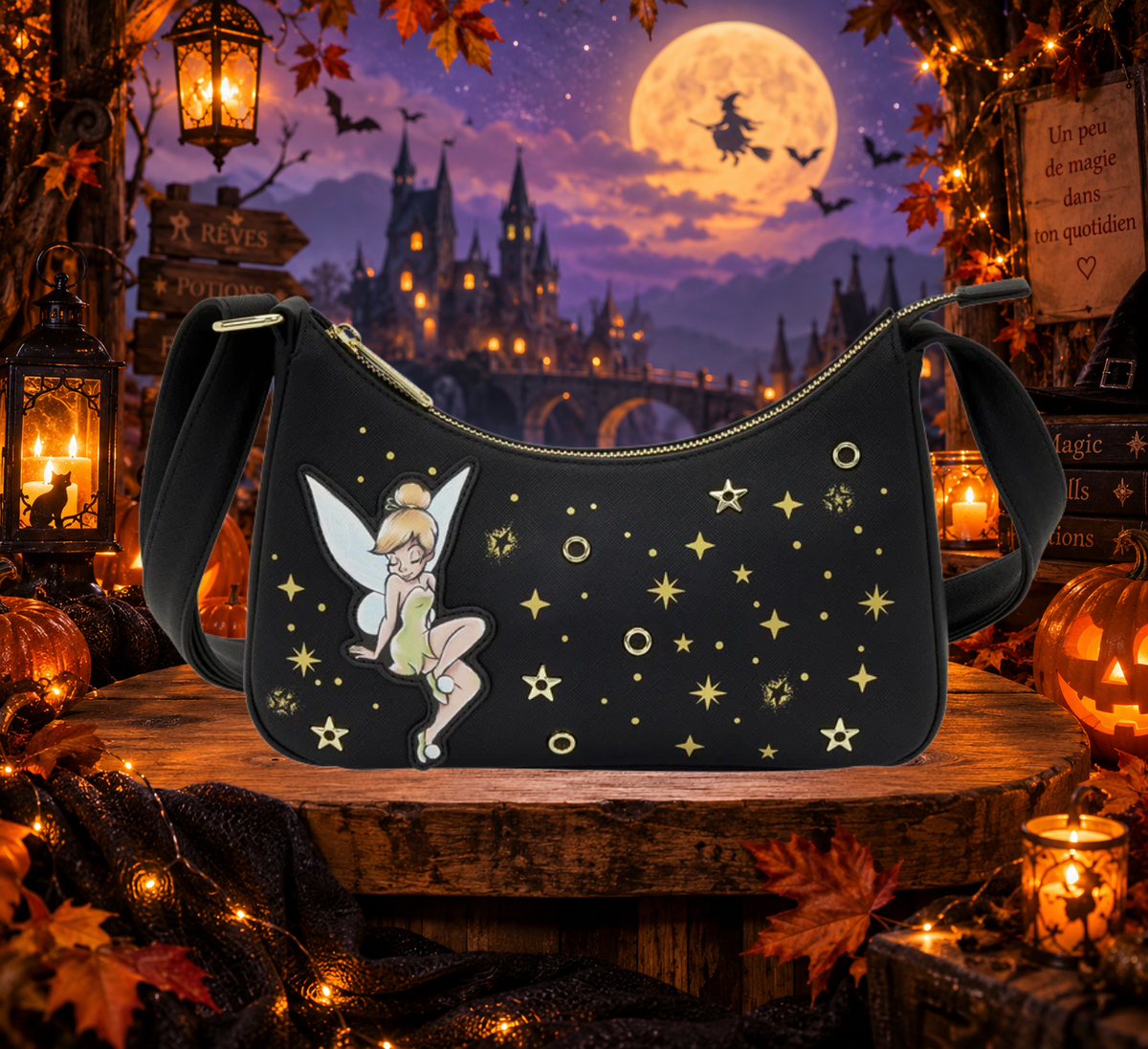 DISNEY - La Fée Clochette "Pixie Dust" - Sac Bandoulière Loungefly