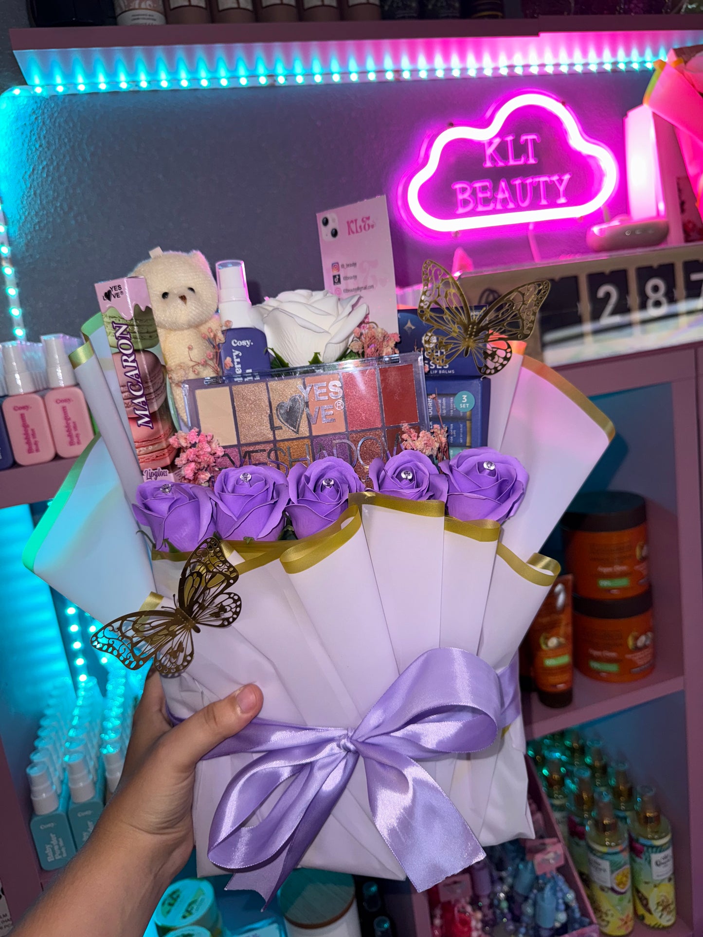 💜💜 Bouquet douceur violette 💜💜