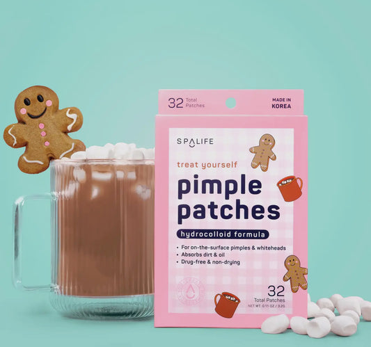 Patches Hydrocolloïdes pour Boutons -
Friandises de Noël - 72 unités