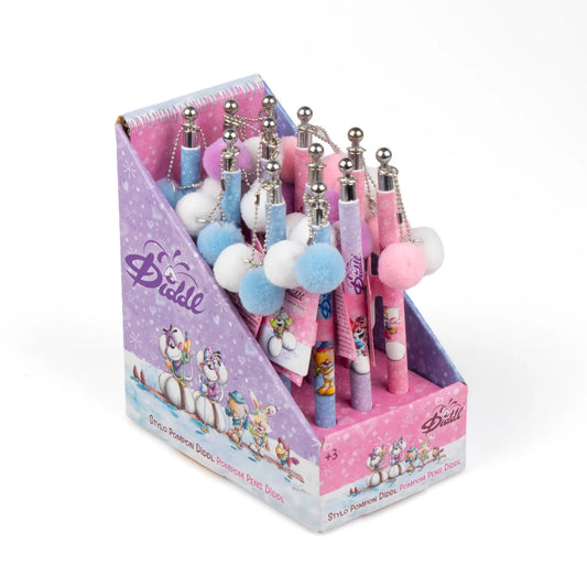 Stylo pompons diddl hiver ❄️ PRÉCOMMANDE EXPÉDITION À PARTIR DU 31 octobre ⚠️
