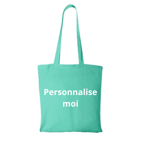 Personnalise ton TOTE BAG menthe
