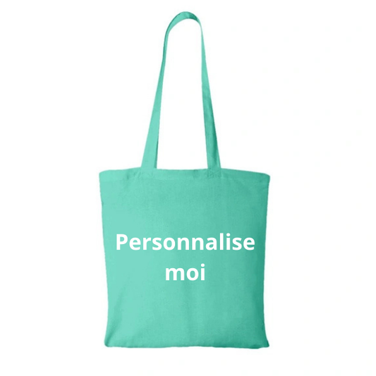 Personnalise ton TOTE BAG menthe