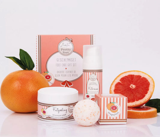 Coffret cadeau Pamplemousse Pretty Feet - Coffret de soins des pieds