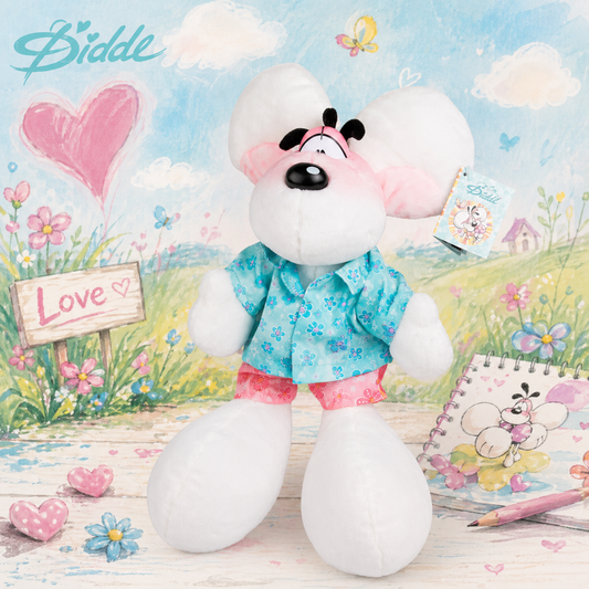 Peluche Diddl tenue summer 30cm - DIDDL (Collection 2) PRÉCOMMANDE ✨